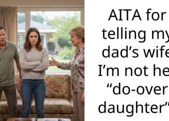 AITA for telling my dad’s wife I’m not her “do-over daughter”?
