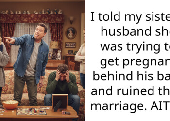 I told my sister’s husband she was trying to get pregnant behind his back and ruined their marriage. AITA?