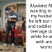 (Update) AITAH for wanting to divorce my husband after he left our newborn and toddler with our teenage daughter while he went out with another woman?