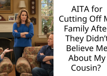 AITA for Cutting Off My Family After They Didn’t Believe Me About My Cousin?