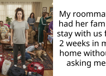 My roommate had her family stay with us for 2 weeks in my home without asking me