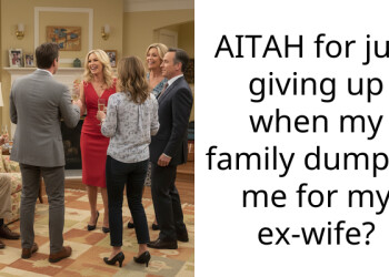 AITAH for just giving up when my family dumped me for my ex-wife?