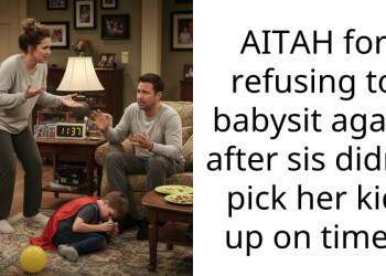 AITAH for refusing to babysit again after sis didn’t pick her kid up on time?