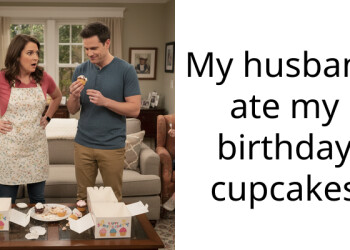 My husband ate my birthday cupcakes