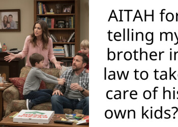 AITAH for telling my brother in law to take care of his own kids??