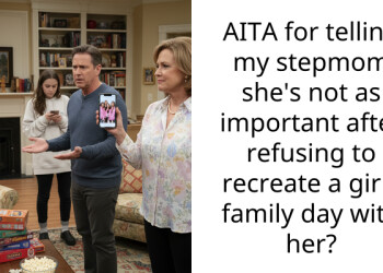 AITA for telling my stepmom she’s not as important after refusing to recreate a girly family day with her?