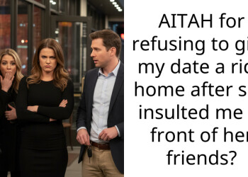 AITAH for refusing to give my date a ride home after she insulted me in front of her friends?
