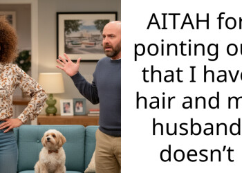 AITAH for pointing out that I have hair and my husband doesn’t