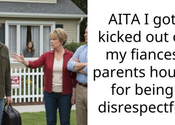 AITA I got kicked out of my fiances parents house for being disrespectful