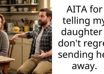 AITA for telling my daughter I don’t regret sending her away.