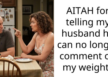 AITAH for telling my husband he can no longer comment on my weight?
