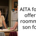 AITA for not offering roommates son food?