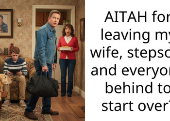 AITAH for leaving my wife, stepson, and everyone behind to start over?