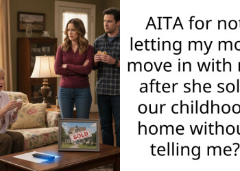 AITA for not letting my mom move in with me after she sold our childhood home without telling me?