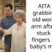 AITA for grabbing an old woman’s arm after she stuck her fingers in my baby’s mouth?