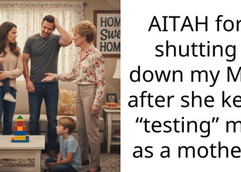 AITAH for shutting down my MIL after she kept “testing” me as a mother?