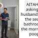 AITAH for asking my husband to use the second bathroom in the morning to p**p?
