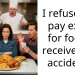 I refused to pay extra for food I received on accident.