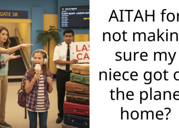 AITAH for not making sure my niece got on the plane home?