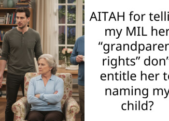 AITAH for telling my MIL her “grandparent rights” don’t ent*tle her to naming my child?