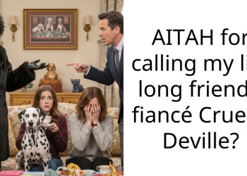 AITAH for calling my life long friend’s fiancé Cruella Deville?
