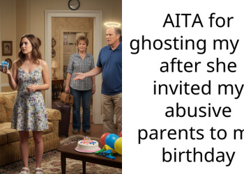 AITA for ghosting my GF after she invited my abusive parents to my birthday