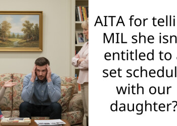AITA for telling MIL she isn’t ent*tled to a set schedule with our daughter?