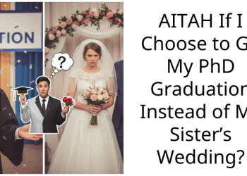 AITAH If I Choose to Go My PhD Graduation Instead of My Sister’s Wedding?
