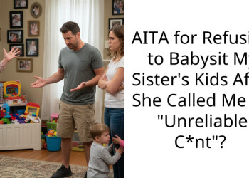 AITA for Refusing to Babysit My Sister’s Kids After She Called Me An “Unreliable C*nt”?
