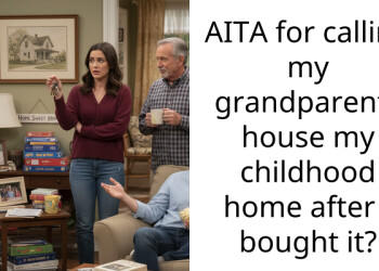 AITA for calling my grandparents house my childhood home after I bought it?