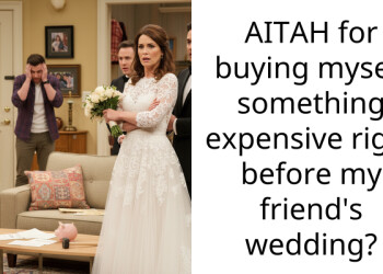 AITAH for buying myself something expensive right before my friend’s wedding?