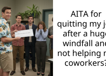 AITA for quitting my job after a huge windfall and not helping my coworkers?