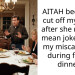 AITAH because I cut off my sister after she made a mean joke about my miscarriage, during family dinner?