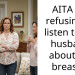 AITA for refusing to listen to my husband about my b***sts?