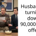 Husband is turning down 90,000$ job offer