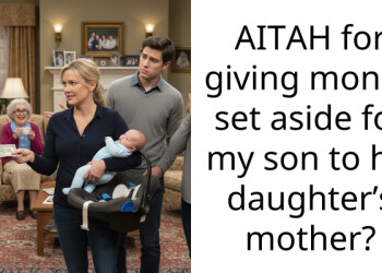 AITAH for giving money set aside for my son to his daughter’s mother?