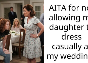 AITA for not allowing my daughter to dress casually at my wedding?