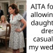 AITA for not allowing my daughter to dress casually at my wedding?