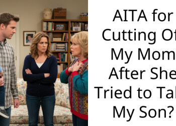 AITA for Cutting Off My Mom After She Tried to Take My Son?