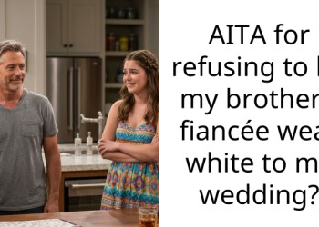 AITA for refusing to let my brother’s fiancée wear white to my wedding?