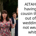 AITAH For having my cousin thrown out of my wedding for not wearing white.