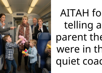 AITAH for telling a parent they were in the quiet coach