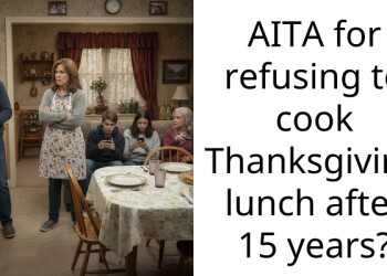 AITA for refusing to cook Thanksgiving lunch after 15 years?