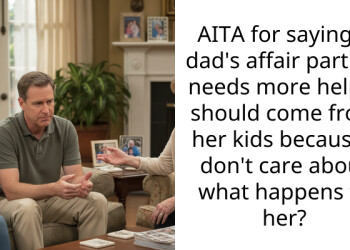 AITA for saying if dad’s affair partner needs more help it should come from her kids because I don’t care about what happens to her?