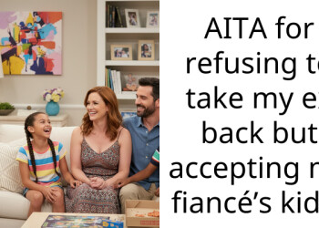 AITA for refusing to take my ex back but accepting my fiancé’s kids?