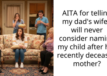 AITA for telling my dad’s wife I will never consider naming my child after her recently deceased mother?