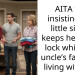 AITA for insisting my little sister keeps her door lock while my uncle’s family is living with us?