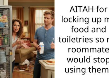 AITAH for locking up my food and toiletries so my roommate would stop using them?
