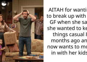 AITAH for wanting to break up with my GF when she said she wanted to keep things casual 8 months ago and now wants to move in with her kids?