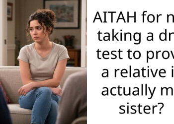 AITAH for not taking a dna test to prove a relative is actually my sister?